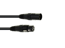 EUROLITE DMX cable XLR 3pin 3m bk