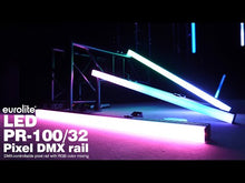 EUROLITE Set 10x LED PR-100/32 Pixel DMX Rail bk + DMX Software